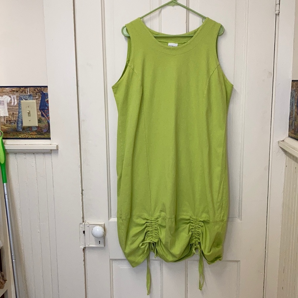 Pacific Cotton, made in USA, designer dress, M/L